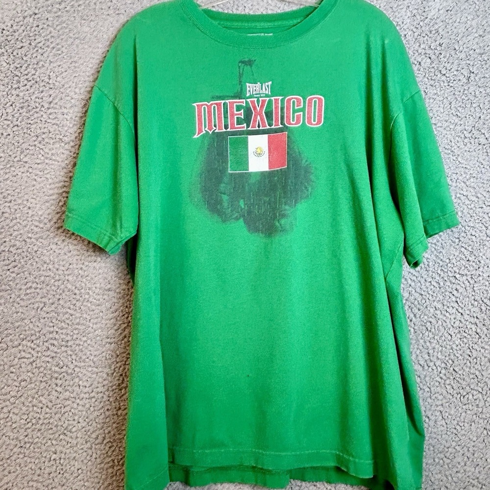 VTG Y2K Everlast Heritage T-Shirt Men's Sz XL Mexico Boxing Cultura Boxeo Tee